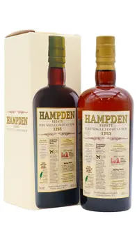 Hampden Estate - 1753 Pure Single Jamaican Rum 70cl 46% ABV