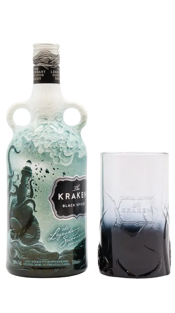 Kraken - 2024 Limited Edition Legendary Survivor Series - The Lighthouse Keeper Rum (Unboxed) (Includes Branded Glass)