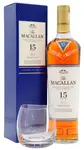 Macallan - Double Cask Highland Single Malt Scotch 15 year old Whisky (Includes Tasting Glass)