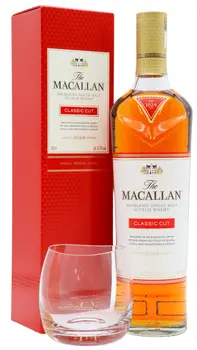 Macallan - Classic Cut 2024 Edition Highland Single Malt Scotch Whisky 70cl 52.4% ABV (Includes Tasting Glass)