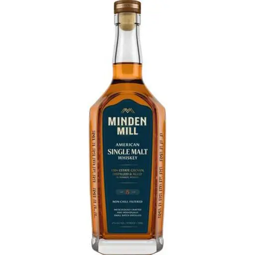 Minden Mill Distilling 5 Yeras Old Nevada Non-Chill Filtered American Single Malt Whiskey 750ml