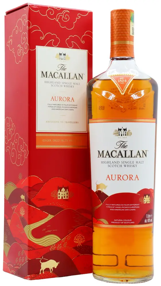 Macallan - Aurora - Chinese Lunar Year Of The Ox 2021 Whisky (1 Litre)
