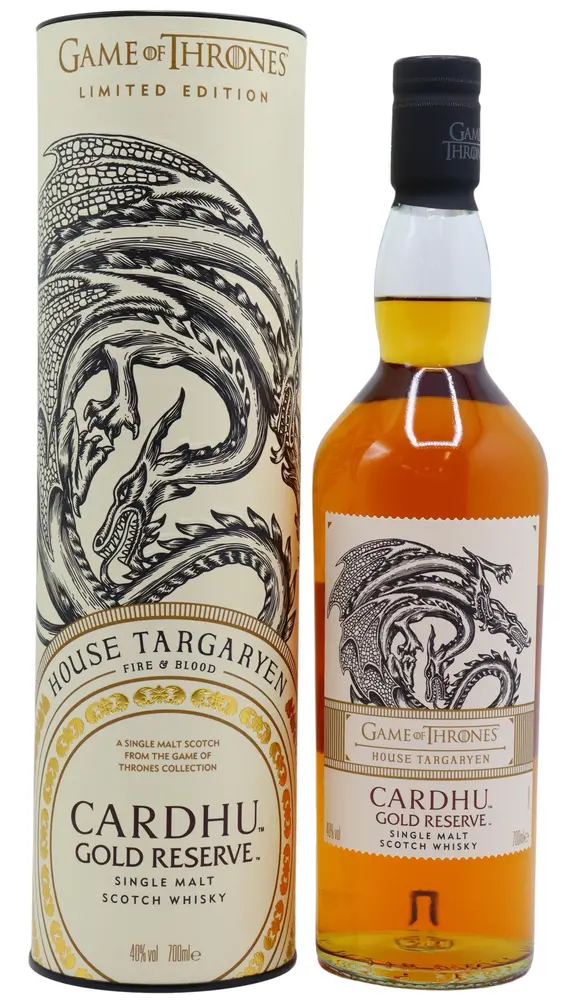 Cardhu - Game Of Thrones - House Targaryen Single Malt Scotch Whisky 70cl 40% ABV