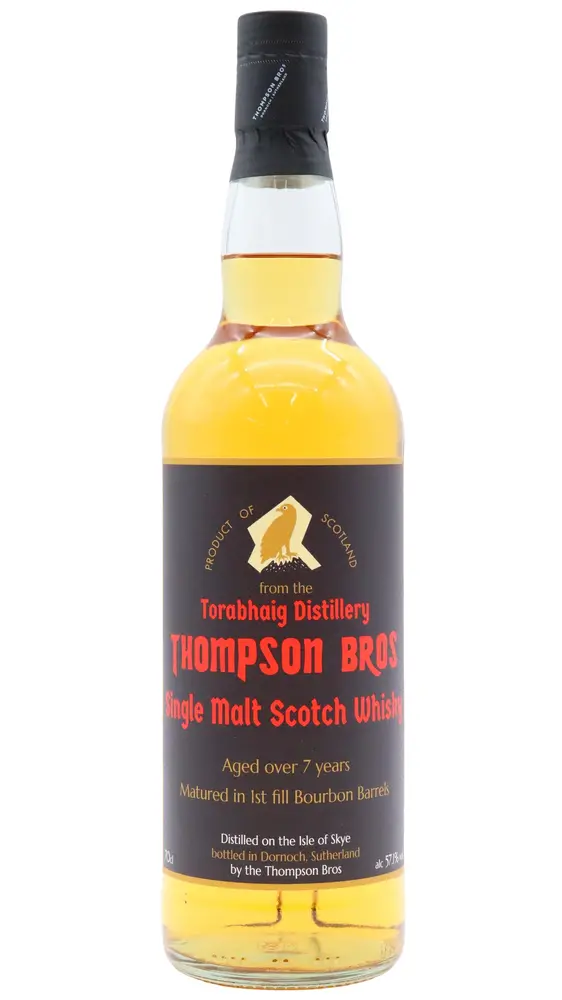 Torabhaig - Thompson Bros Single Malt Scotch 2018 7 year old Whisky 70CL