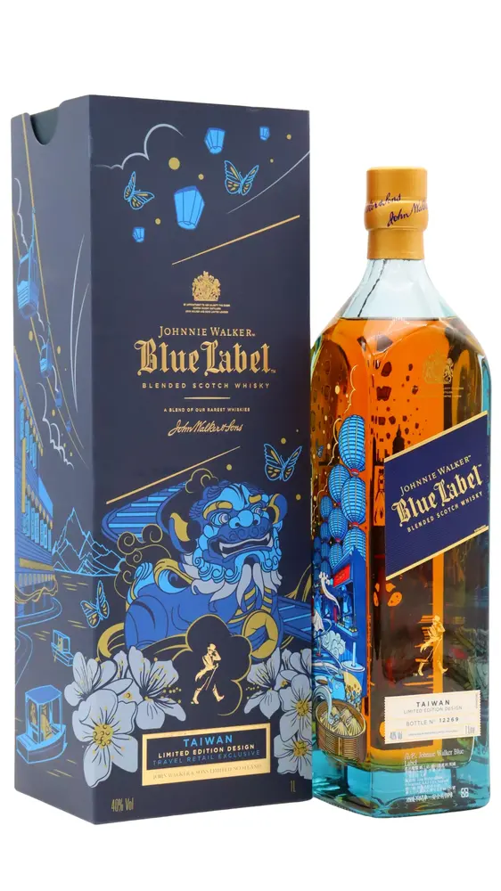 Johnnie Walker - Blue Label - Taiwan Travel Exclusive Limited Edition Whisky (1 Litre)