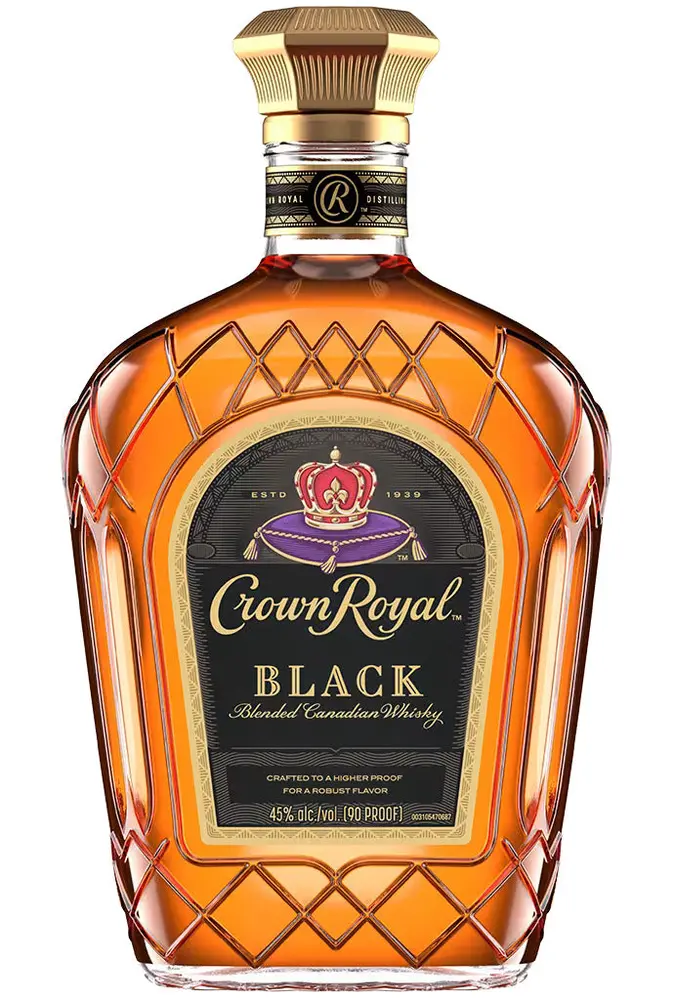 Crown Royal Whisky Blended Black Canada 1li