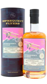 Ben Nevis - 13 year old Infrequent Flyers Single Red Wine Cask #805913 2011 Whisky 70cl 58.7% ABV