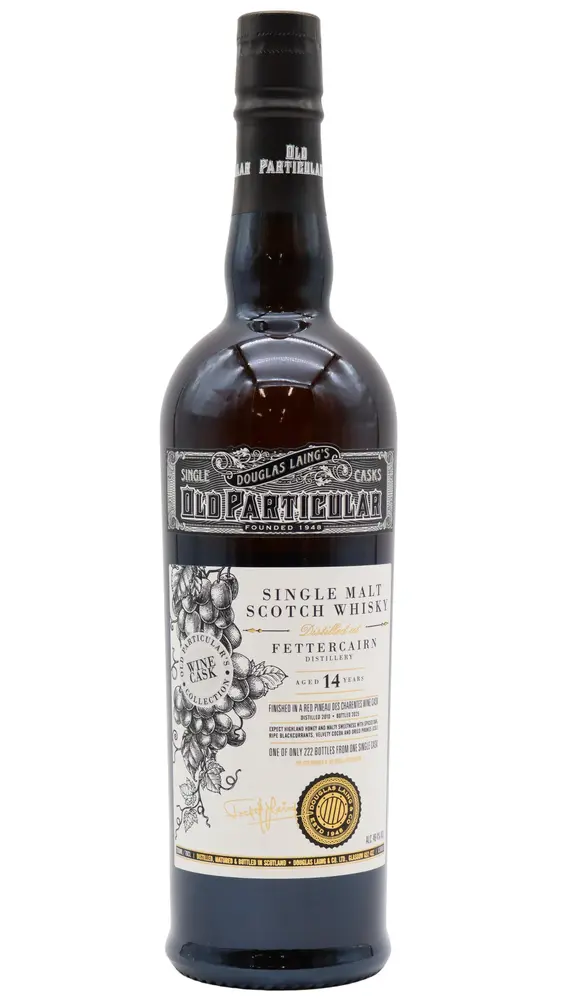 Fettercairn - Old Particular - Red Pineau Des Charentes Cask Matured Single Cask #20053 2010 14 year old Whisky
