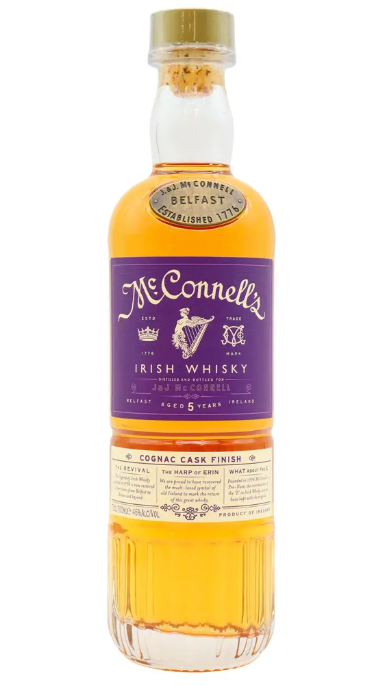 McConnell's - Cognac Cask Finish Irish 5 year old Whiskey 70CL