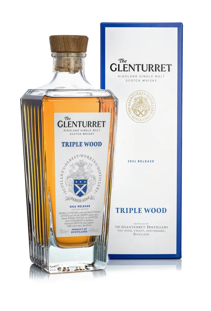Glenturret Scotch Triple Wood Single Malt 2024 Release 750ml