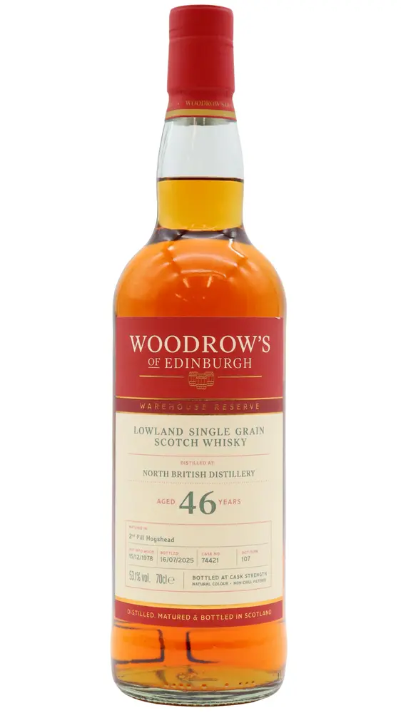 North British - Woodrow's Of Edinburgh - Single Cask #74421 1978 46 year old Whisky 70CL