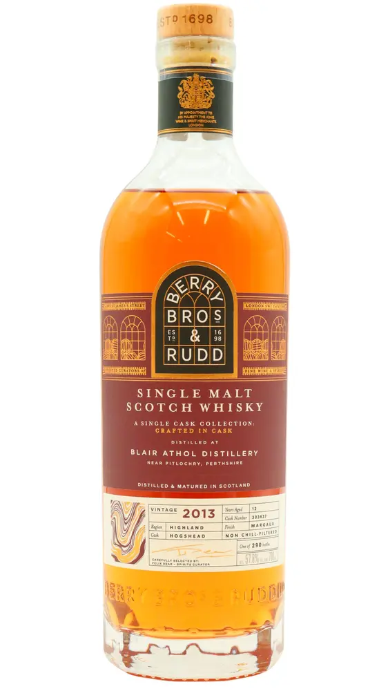 Blair Athol - Berry Bros & Rudd - Crafted In Cask - Margaux Wine Finish 2013 12 year old Whisky 70CL