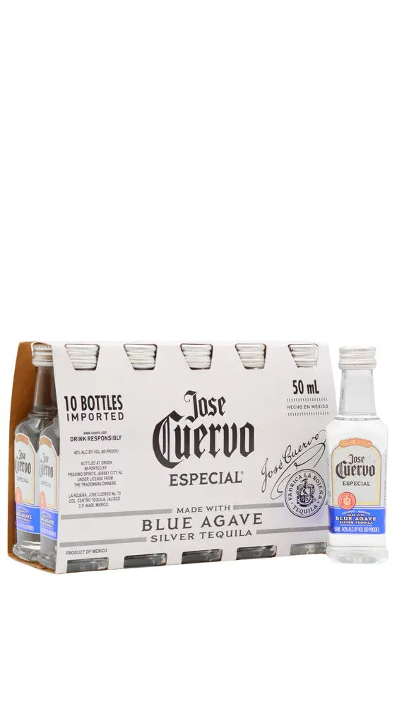 Jose Cuervo - Especial Silver Tequila Miniatures (10 x 5cl)