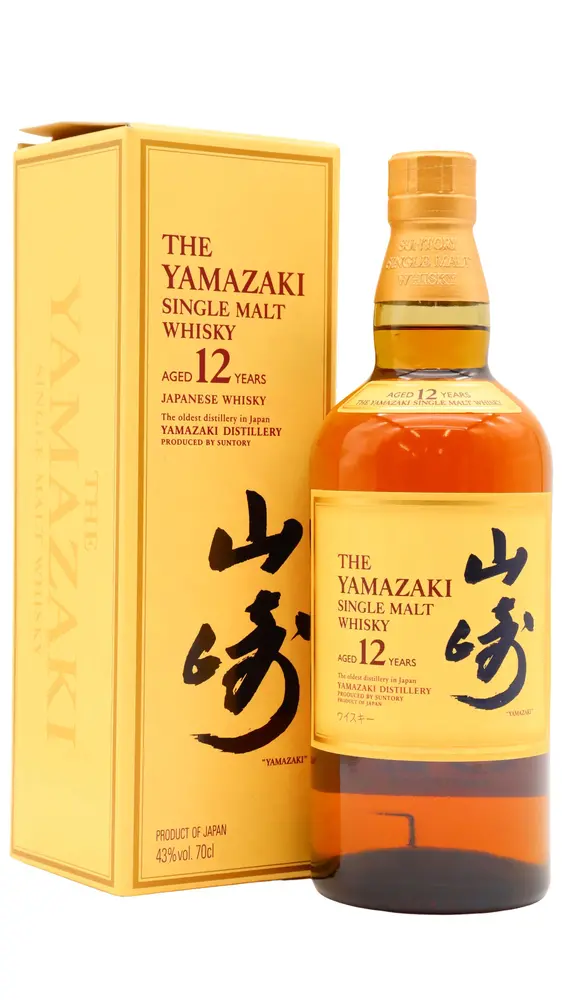 Yamazaki - Single Malt Japanese 12 year old Whisky (Old Bottling) 70CL