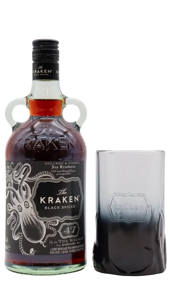 Kraken - 47 Black Spiced Rum (Includes Branded Glass)