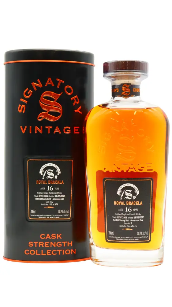 Royal Brackla - Signatory Vintage Symington’s Choice Single Cask #2 2008 16 year old Whisky 70CL