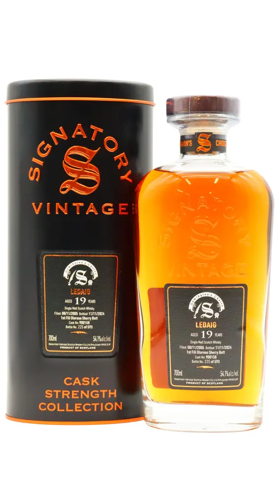 Ledaig - 19 year old Signatory Vintage Symington’s Choice Single Cask #900158 2005 Whisky 70cl 54.1% ABV0