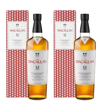Macallan Scotch Double Cask 12yr 2 Bottle Bundle
