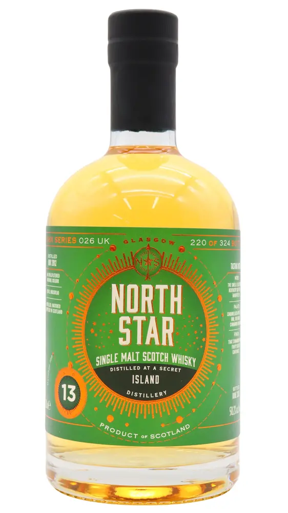 Undisclosed Orkney - North Star Single Cask 2012 13 year old Whisky 70CL