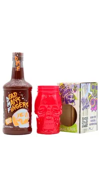 Dead Man's Fingers - Coffee Rum 70cl 37.5% ABV (Includes Black Skull Glass)