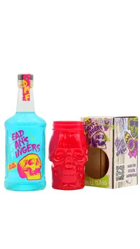 Dead Man's Fingers - Blue Coconut Rum 70cl 32% ABV (Includes Coloured Skull Glass)