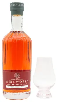 White Peak - Wire Works - LBV Port English Single Malt Whisky (Includes Glencairn Glass) 70CL