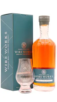 White Peak - Wire Works - Caduro Cask Strength English Single Malt Whisky (Includes Glencairn Glass) 70CL