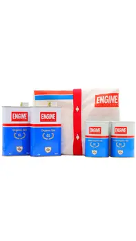 Engine - Pure Organic Gin 50cl x 2 42% ABV (Includes Metal Cups & Shirt)