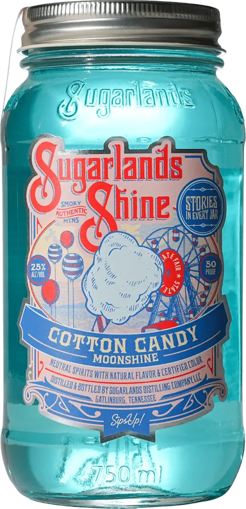 Sugarlands Shine Moonshine Cotton Candy Tennessee 750ml