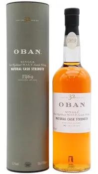 Oban - 32 year old Natural Cask Strength Single Malt Scotch 1969 Whisky 70cl 55.1% ABV