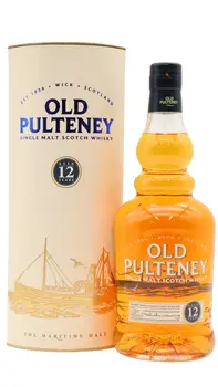 Old Pulteney - Highland Single Malt Scotch 12 year old Whisky (Old Bottling) 70CL