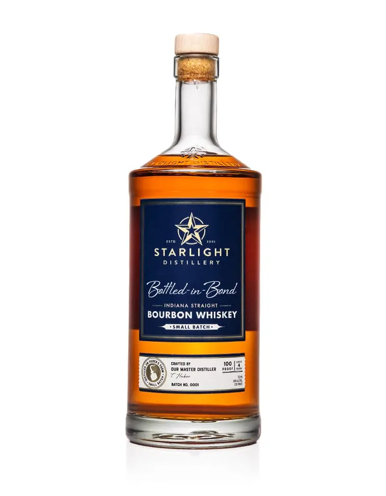 Starlight Bourbon Straight Bottled In Bond Indiana 750ml