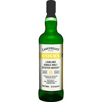 Cadenheads Scotch Single Malt Limited Enigma Edition Matured In Oak Lowland Campbeltown 11yr 700ml