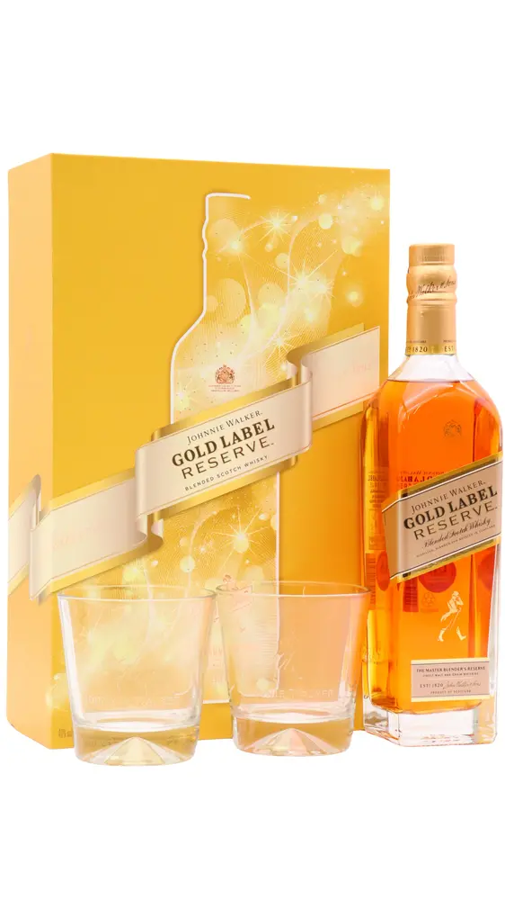Johnnie Walker - Gold Label Reserve 200th Anniversary Whisky Glass Pack