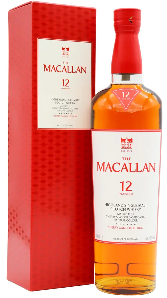 Macallan - Sherry Oak Highland Single Malt Scotch 12 year old Whisky