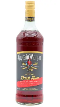 Captain Morgan - Dark Rum 100cl 40% ABV (1 Litre)