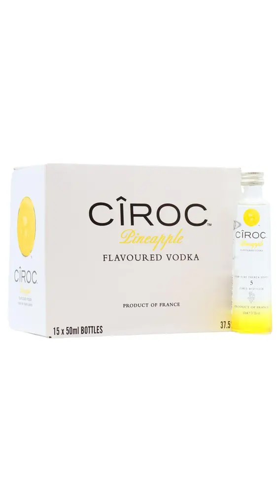 Ciroc - Pineapple Flavoured Vodka Miniatures (15 x 5cl)