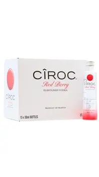 Ciroc - Red Berry Flavoured Vodka Miniatures (15 x 5cl)