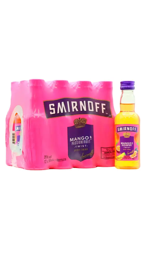 Smirnoff - Mango & Passionfruit Twist Vodka Miniatures (12 x 5cl)