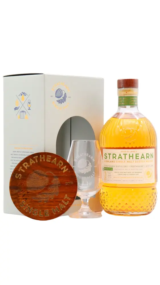Strathearn - Batch #2 Highland Single Malt Scotch Whisky (Includes Coasters)