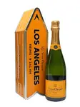 Veuve Clicquot Champagne Brut Yellow Label W/ Los Angeles Arrow France 750ml