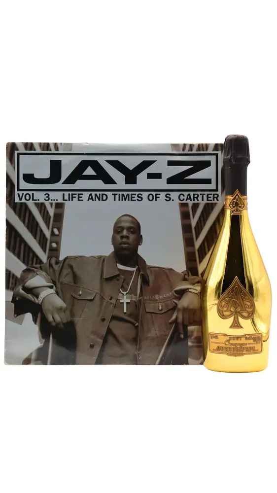 Armand De Brignac - Ace Of Spades - Brut Gold Champagne (Includes Jay-Z Vol.3... Life and Times of S.Carter Double Vinyl Album)