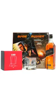 Johnnie Walker - Black Label Blended Scotch 12 year old Whisky (Includes 1982 Blade Runner Movie Soundtrack Vinyl & Cibi Blade Runner Glass) 70CL