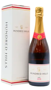 Hundred Hills - Signature Rose English 2018 Sparkling Wine 75cl 12% ABV & Gift Box