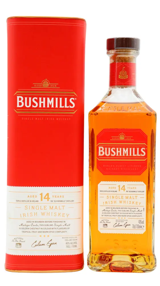 Bushmills - Irish Single Malt 14 year old Whiskey