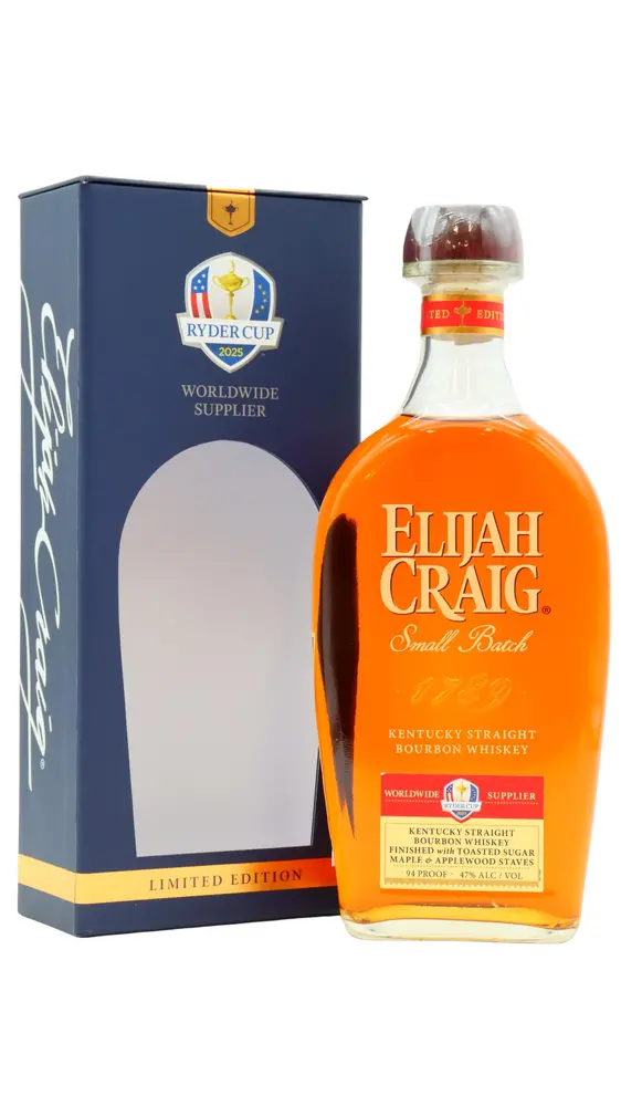 Elijah Craig - 2025 Ryder Cup Limited Edition Bourbon Whiskey