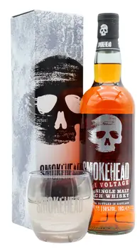 Smokehead - High Voltage Islay Single Malt Scotch Whisky (Includes Branded Glass) 70CL