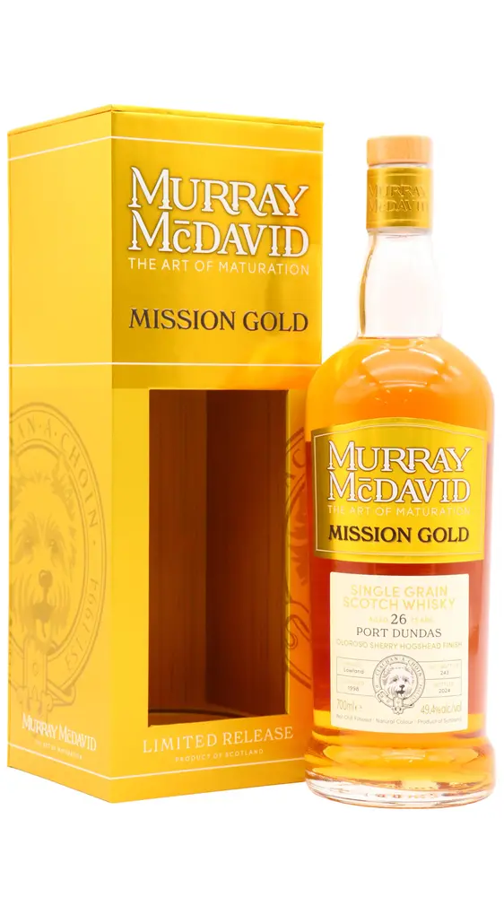 Port Dundas (silent) - Murray McDavid Mission Gold Series Single Cask #2410052 1998 26 year old Whisky 70CL