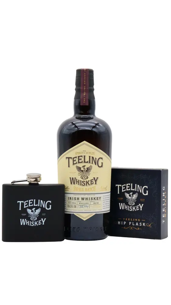 Teeling - Small Batch Irish Whiskey (Includes Hip Flask) 70CL