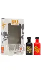 Dead Man's Fingers - Flavoured Rum Miniature Gift Pack (Includes Skull Shot Glasses)